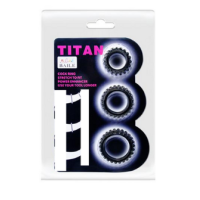 TITAN SILICONE COCKRING 3 PC (PINK PACK) TITAN SILICONE COCKRING 3 PC (PINK PACK)
